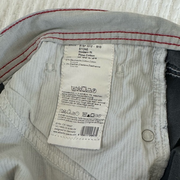 Alberto - Modern Fit lightweight Jeans/Slacks - Picture 6 of 6